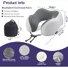 Neck Pillow for Traveling, Airplane Travel Pillow for Flight Headrest Sleep,Plane Neck Pillow - 2 of 4
