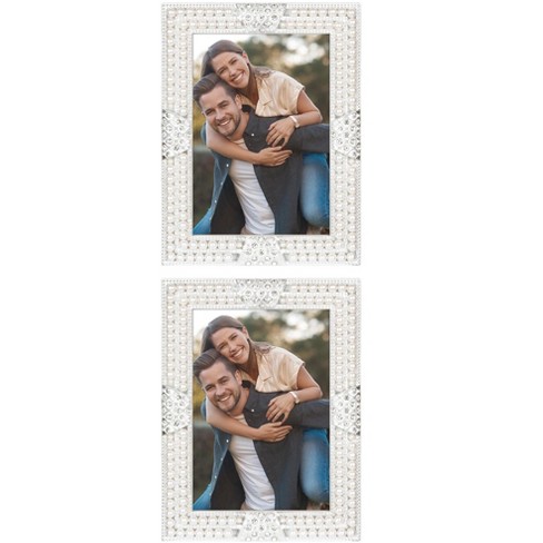 REGALWOVEN Pearl Luxury Vintage Retro Plated Photo Frames for Wedding, Office, Home - image 1 of 4