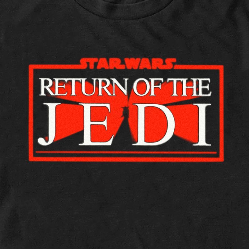 Men's Star Wars: Return of the Jedi Red and White Logo T-Shirt, 2 of 6