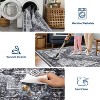 coucheta Multi-size Washable Vintage Area Rug for Living Room, Foldable Soft Stain Resistant Non Slip Low Pile Carpet, for Bedroom, Dining, Office - 3 of 4