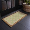 Balta Rugs 1'5"x2'5" Checkerboard Scallop Natural Papilio Coir Doormat - 2 of 4
