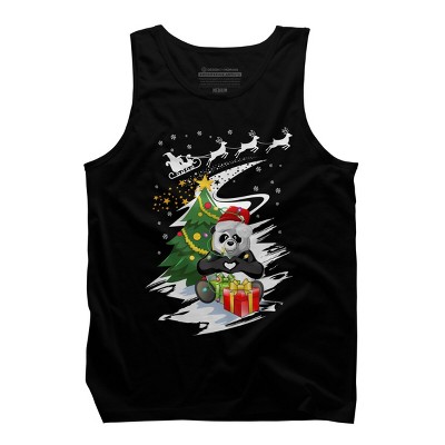 Men's Design By Humans Christmas T-shirt By CrystalHawk Tank Top