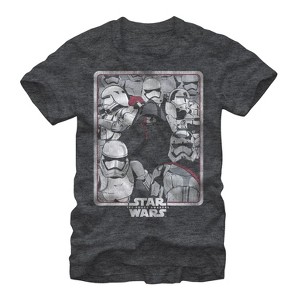 Men's Star Wars The Force Awakens Kylo Ren Stormtroopers Box T-Shirt - 1 of 4