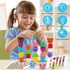Animal Shape Sorting and Stacking Toy, Montessori Early Learning Set for Toddlers Ages 2-4 - 3 of 4