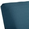 Studio 55D Katy Bold Blue Recliner Chair Modern Armchair Comfortable Push Back Manual Reclining Footrest Pewter Nailhead for Bedroom Living Room House - 3 of 4