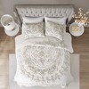 Gracie Mills Gertrude 3 Piece Tufted Cotton Chenille Coverlet Set - 2 of 4