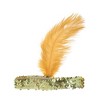 Unique Bargains Women's Feather Faux Diamond Sequins Headband 1 Pc - 4 of 4