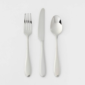 3pc Luxor Place Setting Set Silver - Threshold Signature™ - 1 of 3