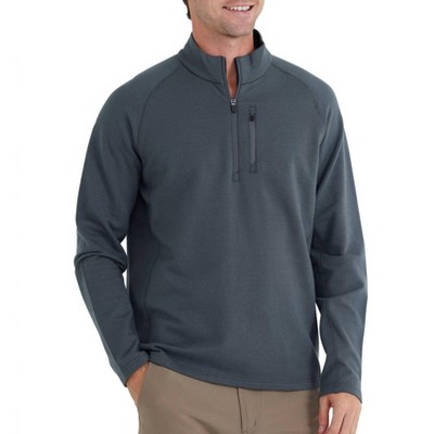 Men's Bamboo Heritage Fleece Quarter Zip Sweatshirt - FREE FLY