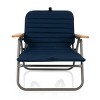 Oniva Descanso Padded Portable Outdoor Beach Chair - Navy Blue - 2 of 4