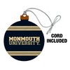 Monmouth University Official Stripes Wood Christmas Tree Holiday Ornament - 2 of 4