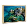 Stupell Industries Lighthouse with Seaside Rocks Floating Frame Canvas Art - 2 of 4