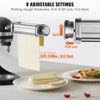 VEVOR Pasta Attachment for KitchenAid Stand Mixer, Stainless Steel Pasta Roller Cutter Set Including Pasta Sheet Roller and Spaghetti, 3Pcs - 4 of 4