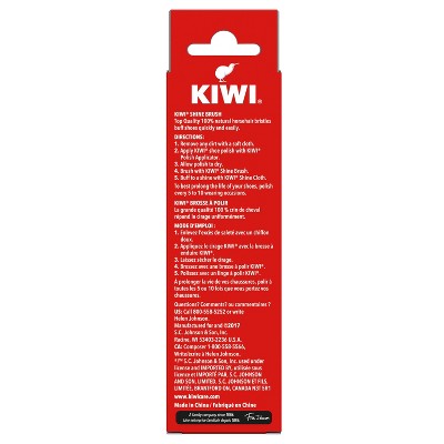 KIWI Horse Hair Shine Brush - 1ct_1