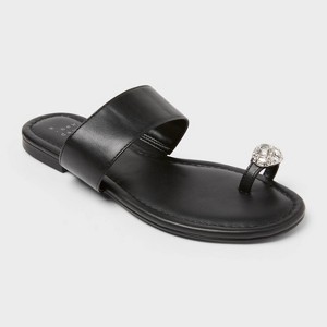Women’s Stella Shoes with Memory Foam Insole – A New Day™ Black - 1 of 4