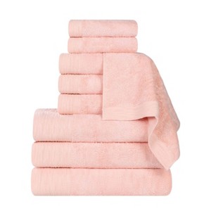 Rayon From Bamboo Cotton Blend Eco-Friendly Hypoallergenic Solid Bathroom Towel Set by Blue Nile Mills - 1 of 4