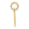 Black Bow Jewelry 14k Yellow Gold, Amanda Collection, Small Block Initial D Pendant - 2 of 4
