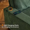 Karl Home |35 inch Wide Corduroy Loveseats Sofa - 4 of 4