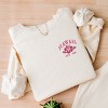 Simply Sage Market Embroidered Hawaii Flower Lightweight Garment Dyed Sweatshirt - 2XL - Ivory - 3 of 4