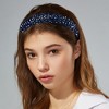 Unique Bargains Women's Bling Rhinestone Padded Hairband Faux Crystal Hair Accessories 1.18 Inch Wide 1 Pc - 3 of 4