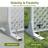 Dovelina Metal Outdoor Privacy Screen Freestanding Patio Decorative Screens - 4 of 4