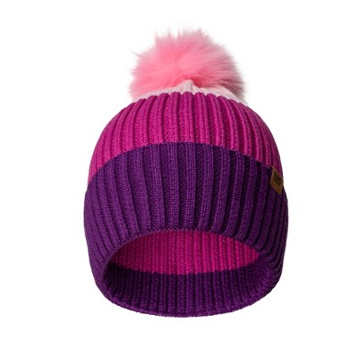 Britt's Knits Kid’s Wonderland Pom Pom Winter Hat Super Soft Stretchy Beanie Puff Pom Hat for Kids Boys & Girls