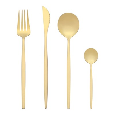 REGALWOVEN Stainless Steel Durable Rust-Proof Serving Sets 16 Pcs