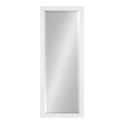 19.5" x 51.5" Bosc Full Length Wall Mirror White - DesignOvation