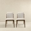 NicBex Mid Century Wooden Dining Chairs Set of 2 with Upholstered Cushion Back,Stylish Accent Chairs for Dining Room,Kitchen,Office - 2 of 4
