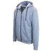Blue Ice Men's Fleece Line Full Zip-Up Hoodie Sweatshirt - 3 of 4