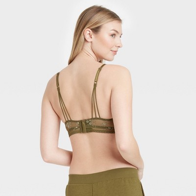 bright green bralette