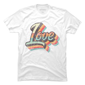 Men's Design By Humans Love By zeusshop T-Shirt - 1 of 4