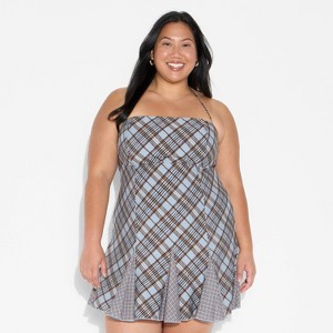 Women's Godet Halter Mini A-Line Dress - Wild Fable™ - 1 of 3