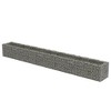 VidaXL Gabion Raised Bed Galvanized Steel 177.2 inches x19.7 inches x19.7 inches - 2 of 4