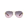 Coach HC7059 58mm Woman Pilot Sunglasses Grey Purple Gradient Lens - 2 of 4