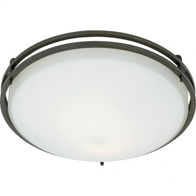 Quoizel Lighting Ozark 2 - Light Flush Mount in  Iron Gate
