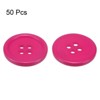 Unique Bargains Resin Craft Snap Round Flat 4-Hole Sewing Buttons 50 Pcs - 3 of 4