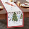 Santa's Snowy Sleighride Table Runner - 13