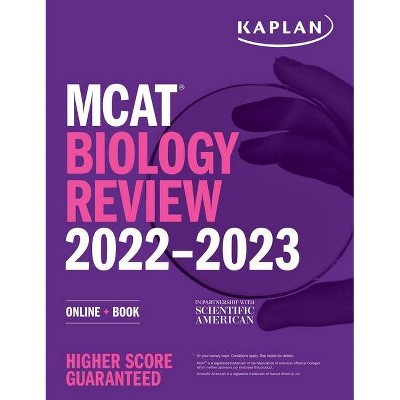 MCAT Biology Review 2022-2023 - (Kaplan Test Prep) by  Kaplan Test Prep (Paperback)