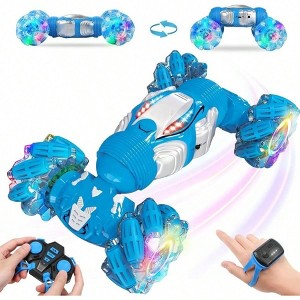 Birthday Gift Ideas Gesture RC Stunt Car, 2.4GHz Remote Control, 4WD Off - Road Vehicle - 1 of 4