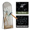 Dovelina Metal Framed Arched Full Length Mirror Large Wall Mirror Floor Standing Mirror - 3 of 4