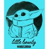 Girl's Star Wars: The Mandalorian Grogu Fuzzy Eyes Crop T-Shirt - 2 of 3