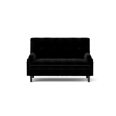 2-Seater Velvet Sleeper Sofa with Recliner, Adjustable Backrest and Foam Cushions for Living Room
