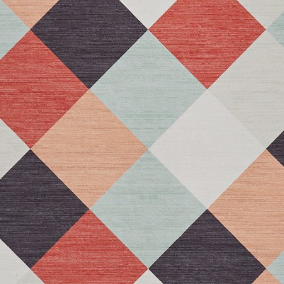checkered multicolor