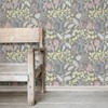 NuWallpaper Brewster Groovy Garden Peel & Stick Wallpaper Gray - image 2 of 4