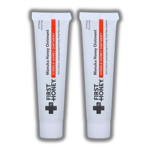 First Honey Manuka Wound Ointment (0.5 oz ) | | Fast Relief & Skin Repair | Manuka Honey from New Zealand Antibiotic - (PACK OF 2) - 1 of 2