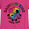 Girls' - Rainbow High - Crest Since 1986 Fitted Short Sleeve Graphic T-Shirt - 2 of 4