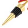 Unique Bargains Bottle Stoppers Thin Bow Style Zinc Alloy Aluminum Alloy TPR 3.82"x1.81"x0.79" 1 Pc - 3 of 3