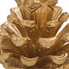 Patricia Heaton Home Gold Pinecone Taper Holder 2.5" - Set of Four - image 3 of 3