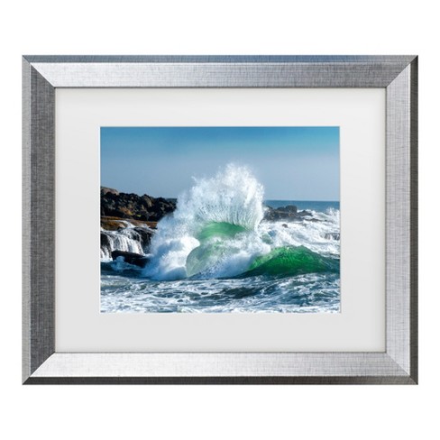 Trademark Fine Art - David Rothstein Seascape 3 Matted Framed Art - image 1 of 4